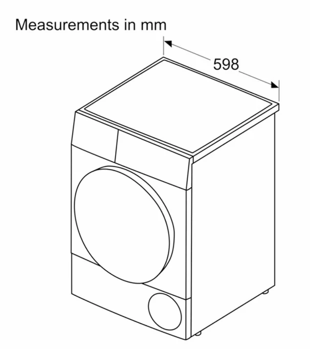 Bosch WQB245B0SG Heat Pump Dryer (8kg) - Image 6