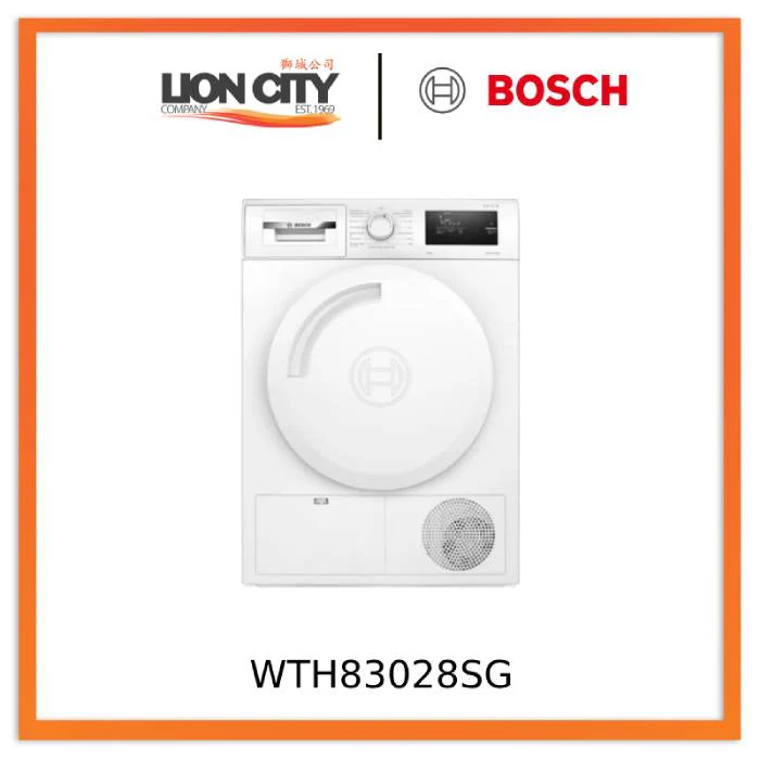 Bosch WTH83028SG Series 4 Heat Pump Dryer 8 kg