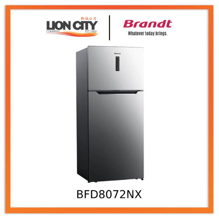 Brandt BFD8072NX 2 Door Fridge