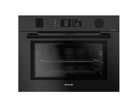 Brandt BKR7580G - Dark Grey Built In Pyrolytic Oven - Image 2