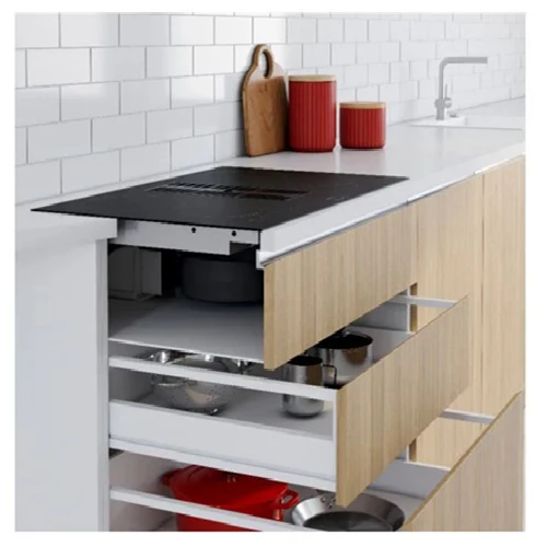 Brandt BPI384BH 80CM 4-Zone Induction Hob With Integrated Hood - Image 3