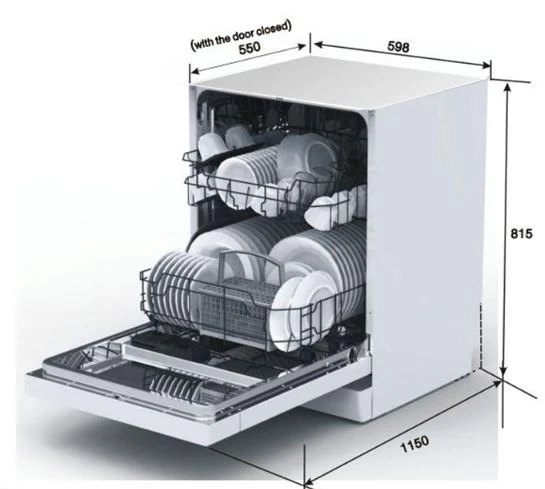 Brandt VH1772J Built in Dishwasher - Image 3