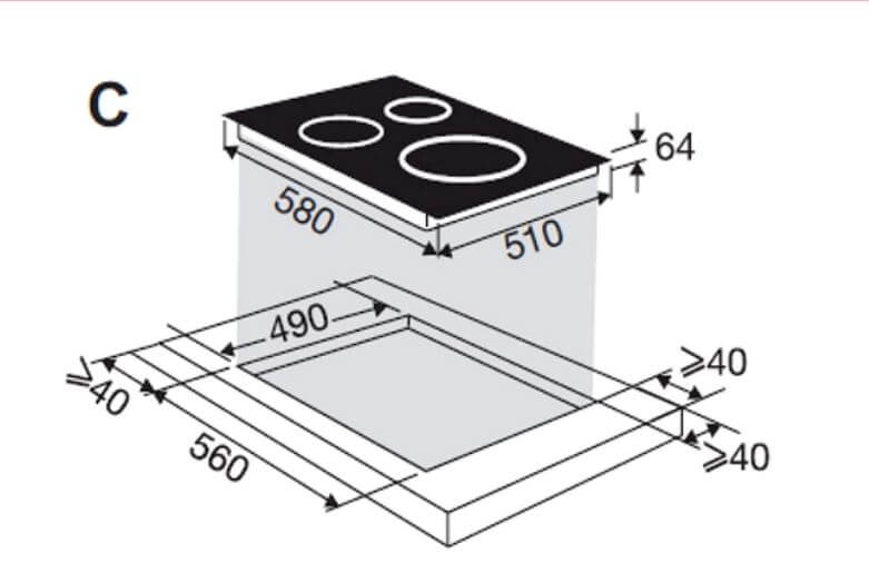 Brandt BPI164HUX Built-in Induction Hob - Image 4