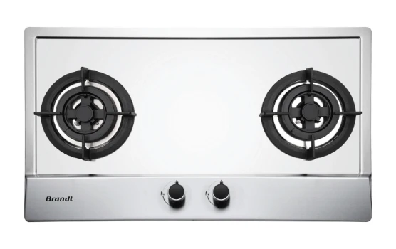 Brandt TG1782XLB Gas Hob Stainless Steel - Image 2