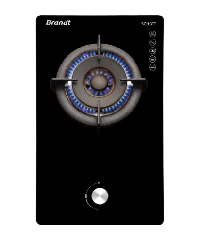 Brandt TG2231BEP Battery/electric Ignition Gas Hob (30cm)(Black) - Image 3