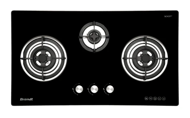 Brandt TG2293BBP 3 Burner Gas Hob - Image 2