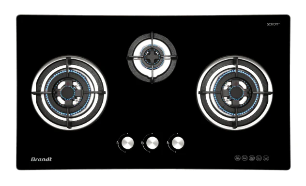 Brandt TG2293BBP 3 Burner Gas Hob - Image 3