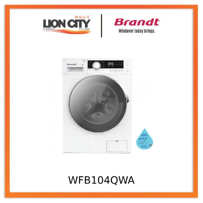 Brandt WFB104QWA Front Load Washing Machine - White