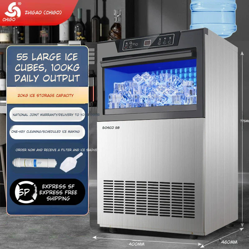 Chigo Commercial Automatic Square Ice Maker Machine for Coffee Tea Shops "Contact for Price" - Image 29