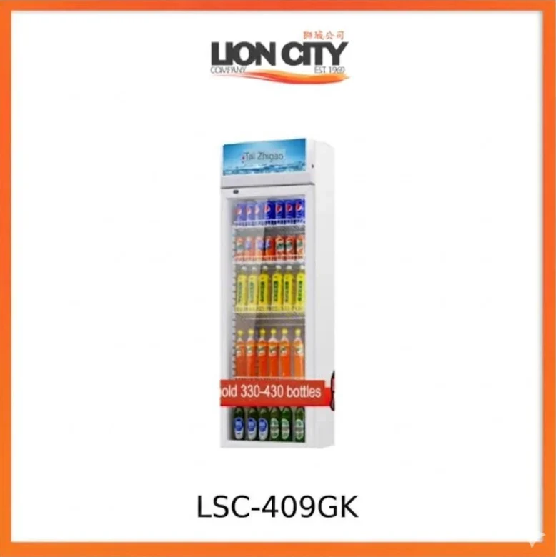 Chigo LSC-409GK Beverage Chiller Showcase 400 Litres (330-430 Bottles)