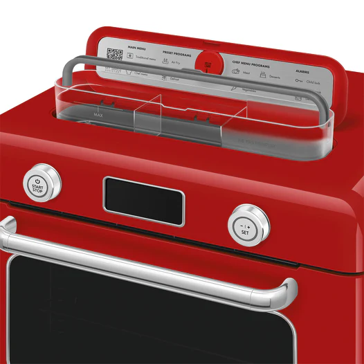 COF01RDUK 10-in-1 Multifunction Countertop Combi Steam Oven in Red - Image 7