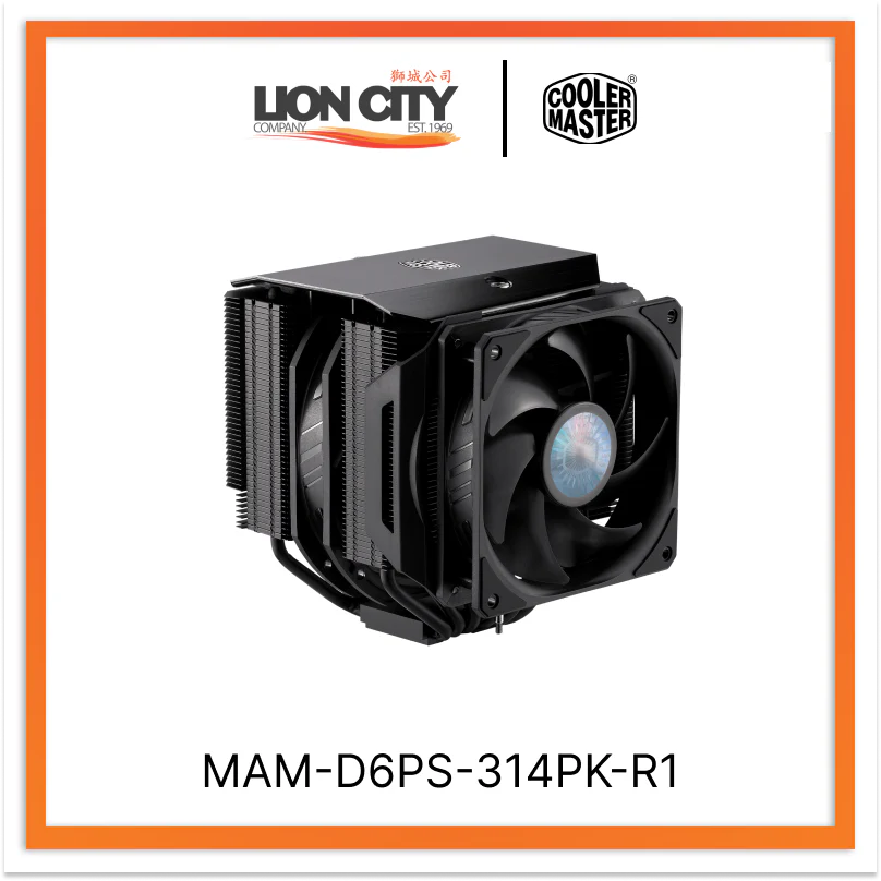 Cooler Master MAM-D6PS-314PK-R1 CM MA624 STEALTH CPU COOLER (5Y)
