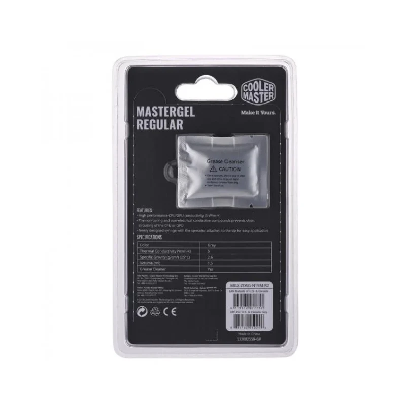 Cooler Master MGX-ZOSG-N15M-R2 CM Mastergel Regular Thermal Grease - Flat-Nozzle - Image 2