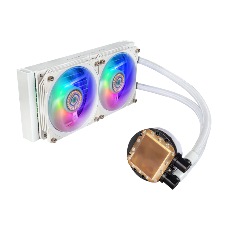 Cooler Master MLY-D24M-A23PZ-RW CM MASTERLIQUID PL240 FLUX ARGB CPU COOLER - WHITE - Image 4