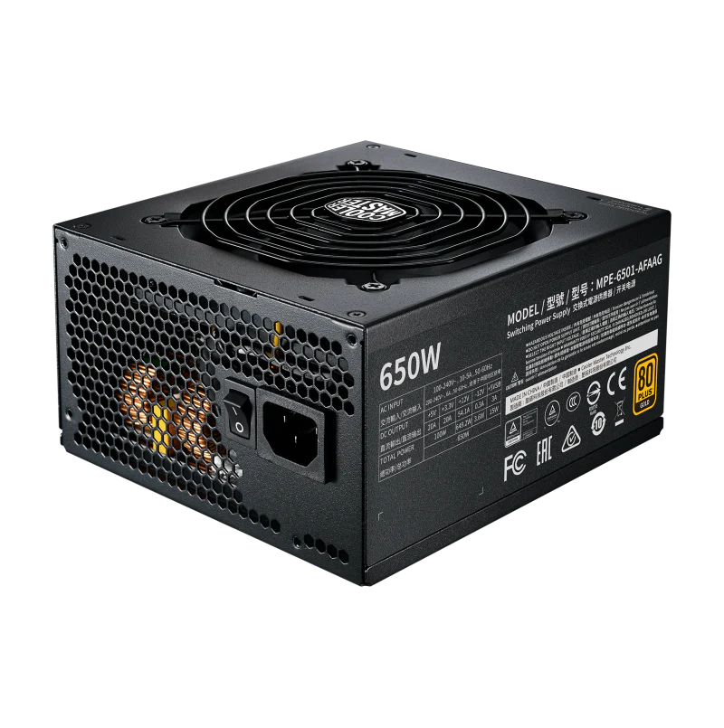 Cooler Master MPE-6501-AFAAG-UK CM MWE GOLD V2 650W FULL MODULAR PSU (5Y) - Image 4