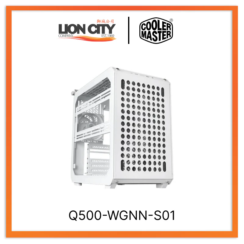 Cooler Master Q500-WGNN-S01 Cm Qube 500 Atx Case With T.G - White