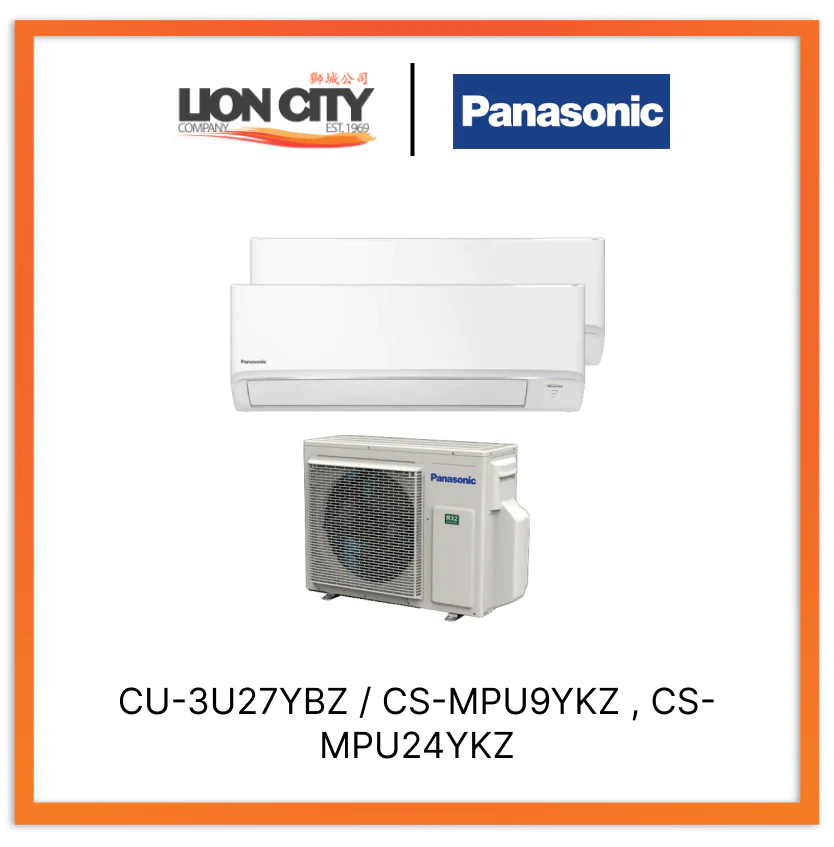 Panasonic U System 2 Aircon (9K + 24K)