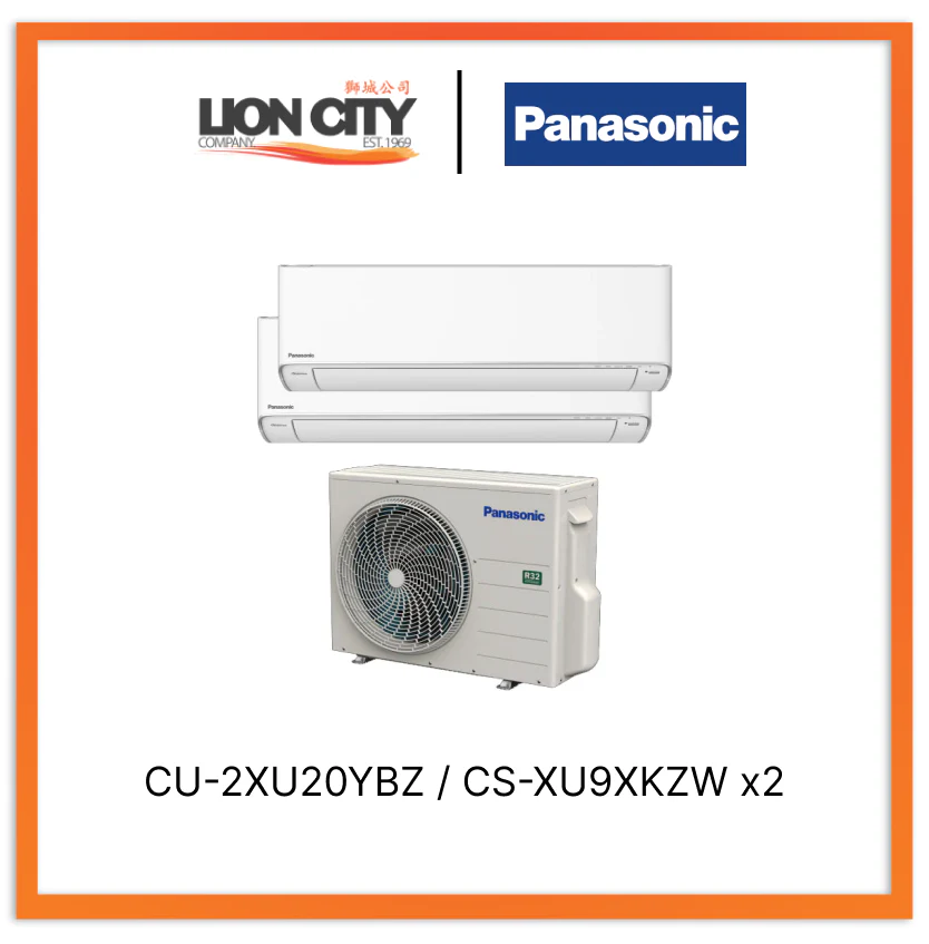 Panasonic Xu System 2 Aircon (9K X2)