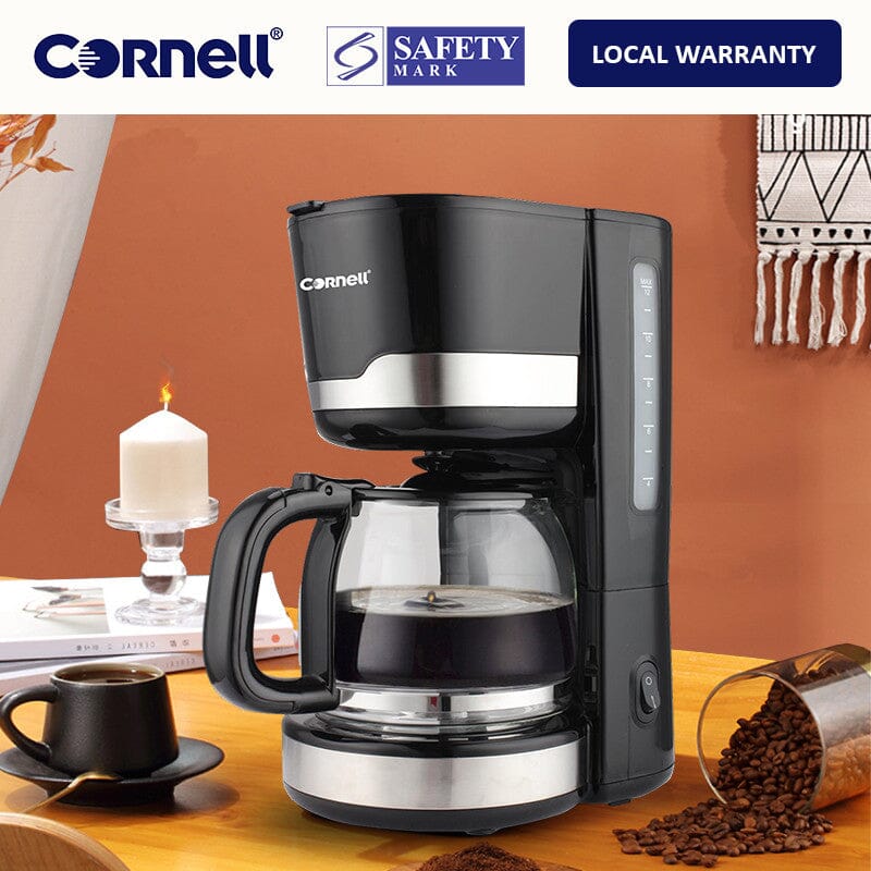 Cornell 1.5L Drip Coffee Maker 12 Cups CCME121BK - Image 3