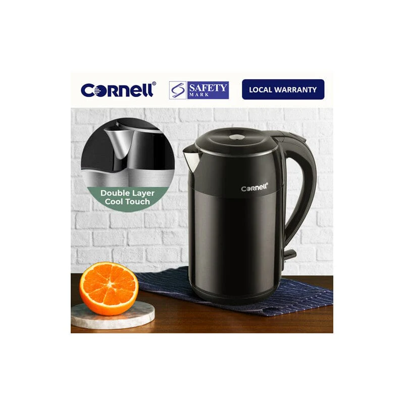 Cornell 1.8L Cool Touch Stainless Steel Kettle CJKP182SSB - Image 5