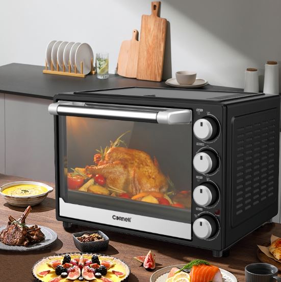 Cornell 40L Electric Oven with Individual Temperature Control CEOS40BK - Image 4
