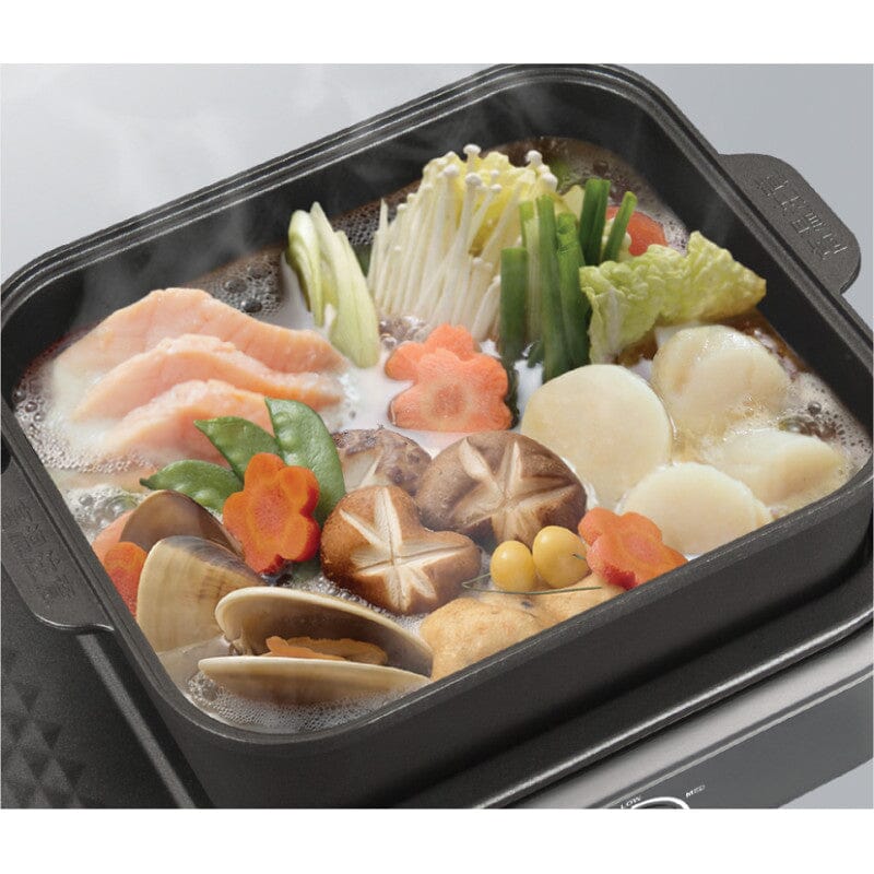 Cornell CCGEL98DT 2-in-1 Steamboat BBQ Non-Stick Grill Hotpot Set - Image 4