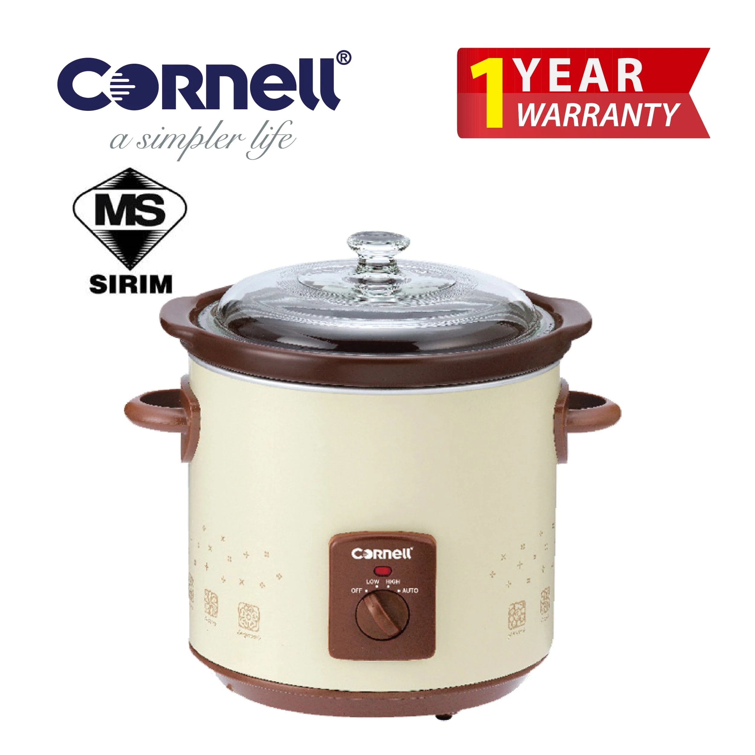 Cornell CSC-D35C Slow Cooker 3.0L - Image 3