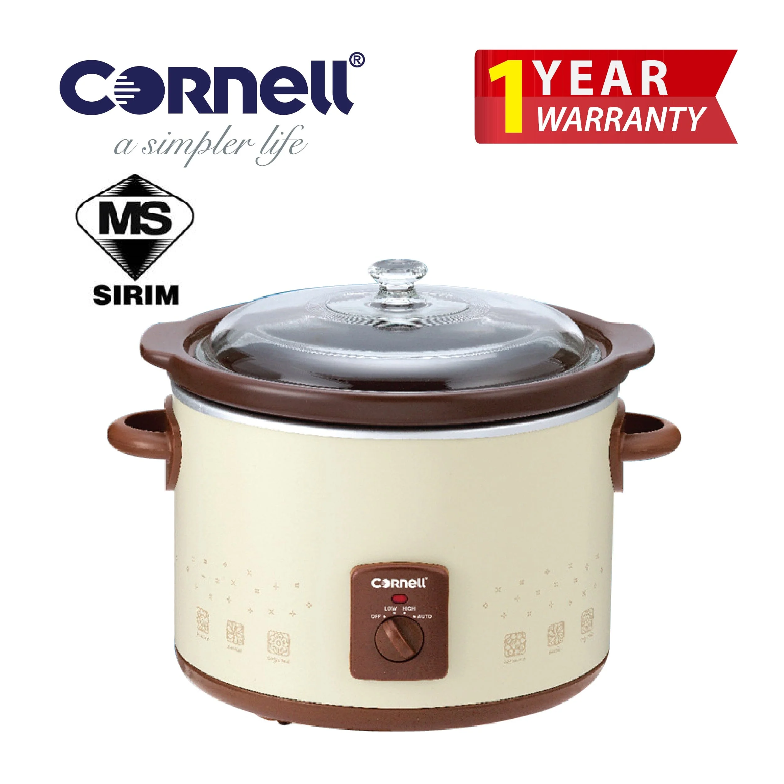 Cornell CSC-D50C Slow Cooker 5.0L - Image 3