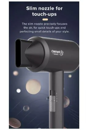 Cornell Hair Dryer 1800W, Ionic Hair Dryer with Styling Nozzle CHDS1800G - Image 3