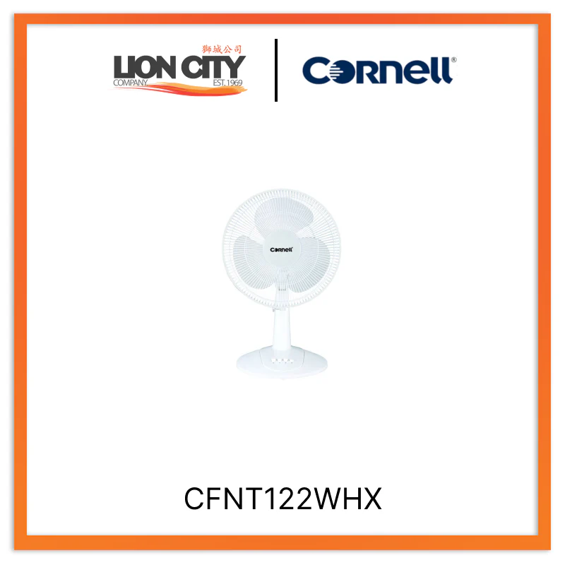 Cornell Table Fan 12 inch CFNT122GY/CFNT122WHX - Image 2