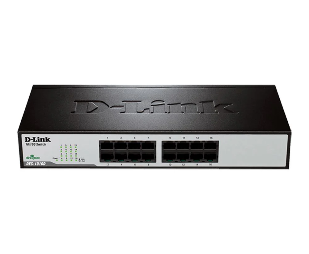 D-Link DES-1016D 16-Port Fast Ethernet Unmanaged Switch "PRE-ORDER ONLY"