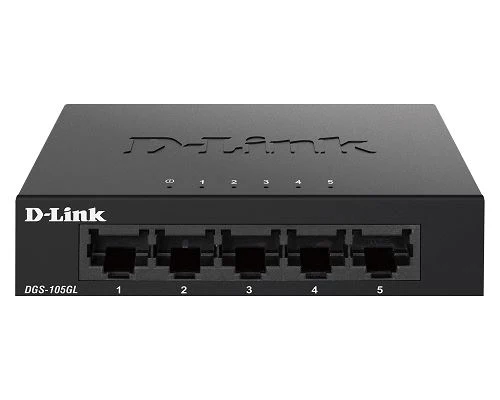 D-Link DGS-105GL 5-Port Unmanaged Gigabit Metal Desktop Switch "PRE-ORDER ONLY" - Image 2