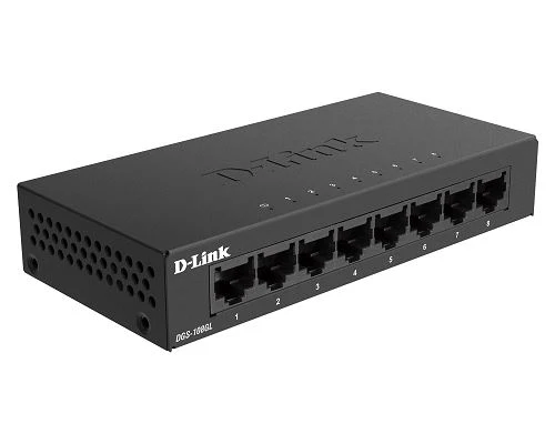 D-Link DGS-108 8-Port Unmanaged Gigabit Metal Desktop Switch "PRE-ORDER ONLY" - Image 4