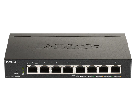 D-Link DGS-1100-08PV2 8-Port Gigabit PoE Smart Managed Switch "PRE-ORDER ONLY" - Image 3