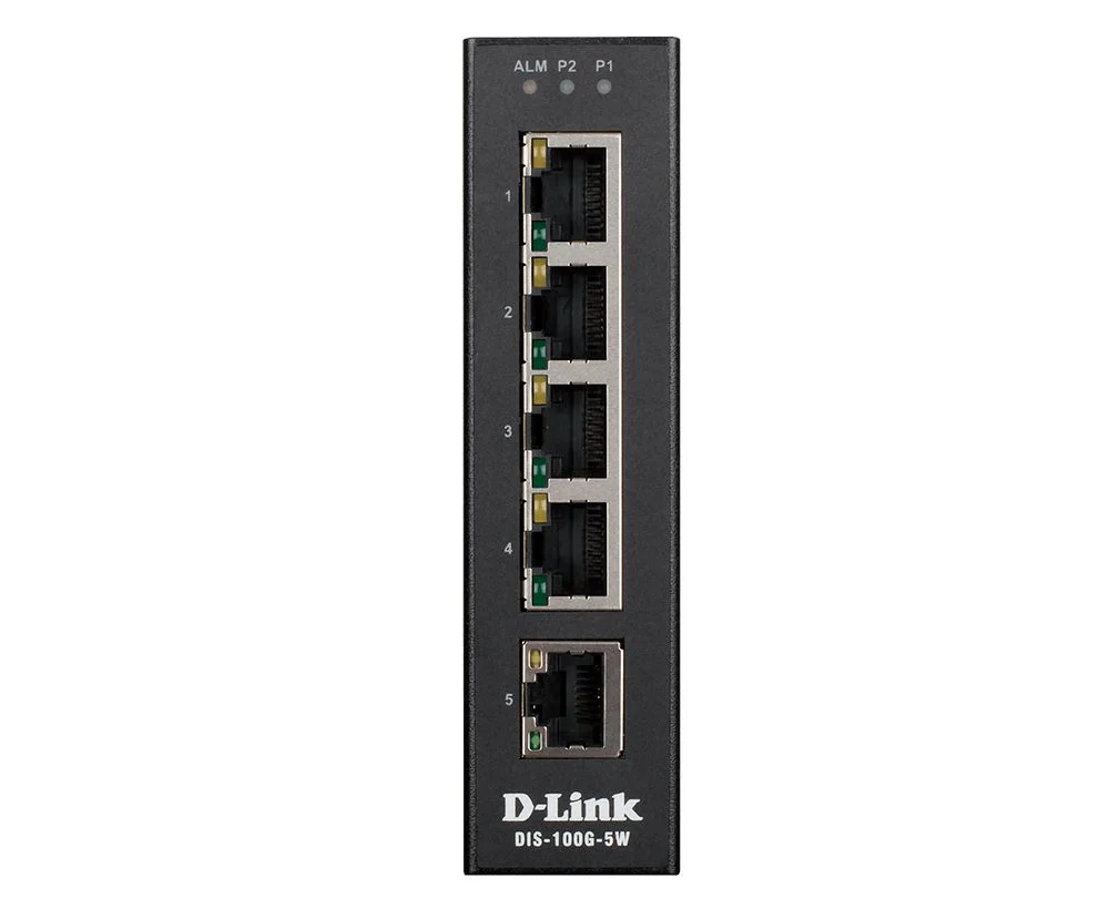 D-Link DIS-100G-5W 5-Port Gigabit Unmanaged Industrial Switch "PRE-ORDER ONLY"