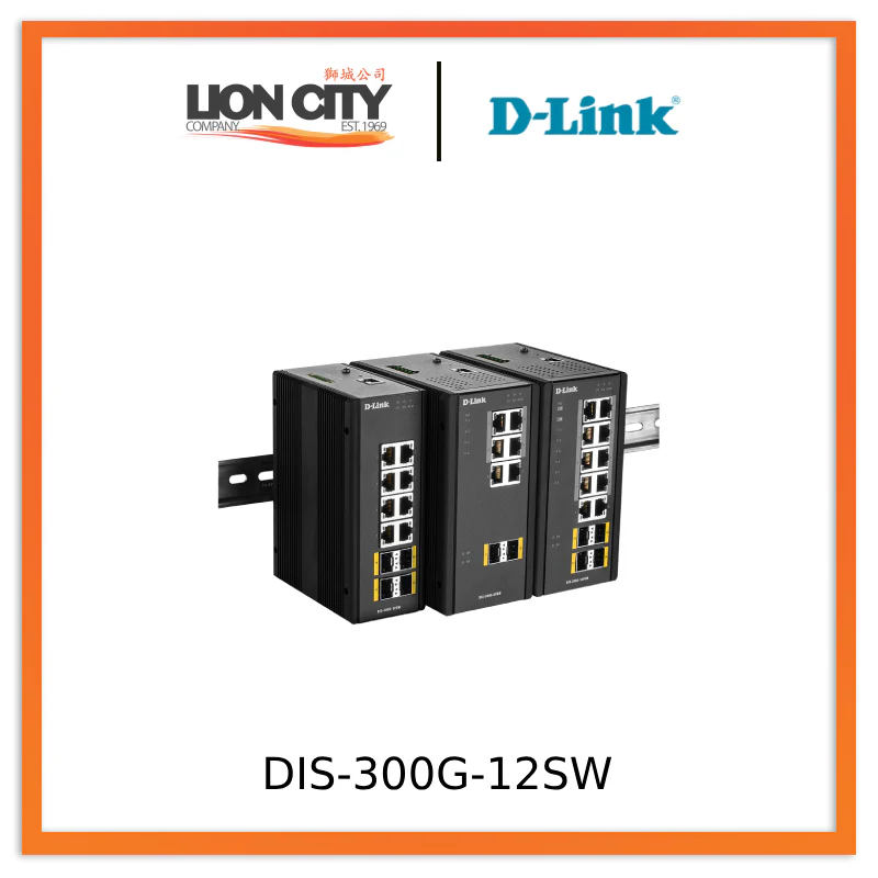D-Link DIS-300G-12SW Industrial Gigabit Managed Switches "PRE-ORDER ONLY"