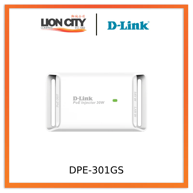 D-Link DPE-301GS 1-Port Gigabit PoE Splitter "PRE-ORDER ONLY"