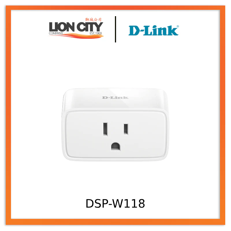 D-Link DSP-W118 mydlink Mini Wi-Fi Smart Plug "PRE-ORDER ONLY"