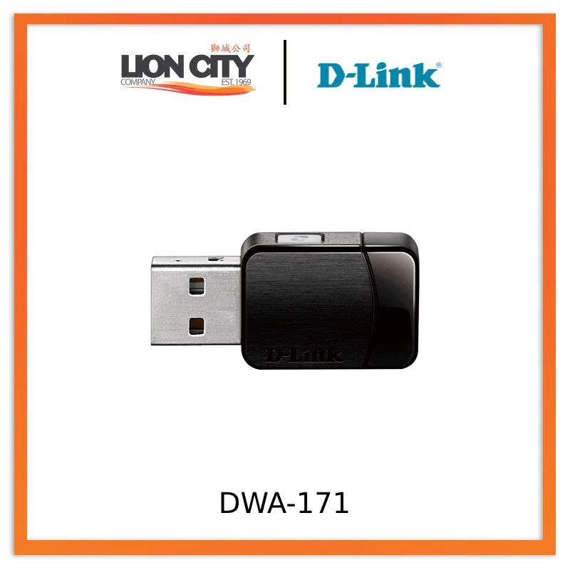D-Link DWA-171 AC600 MU-MIMO Wi-Fi USB Adapter "PRE-ORDER ONLY"