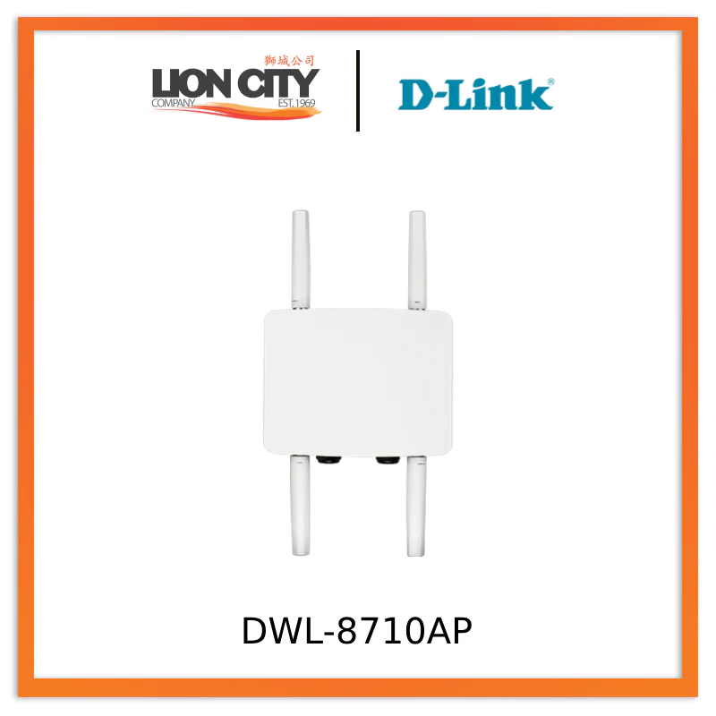 D-Link DWL-8710AP Dual-Band 802.11n/ac Unified Wireless Outdoor Access Point "PRE-ORDER ONLY"