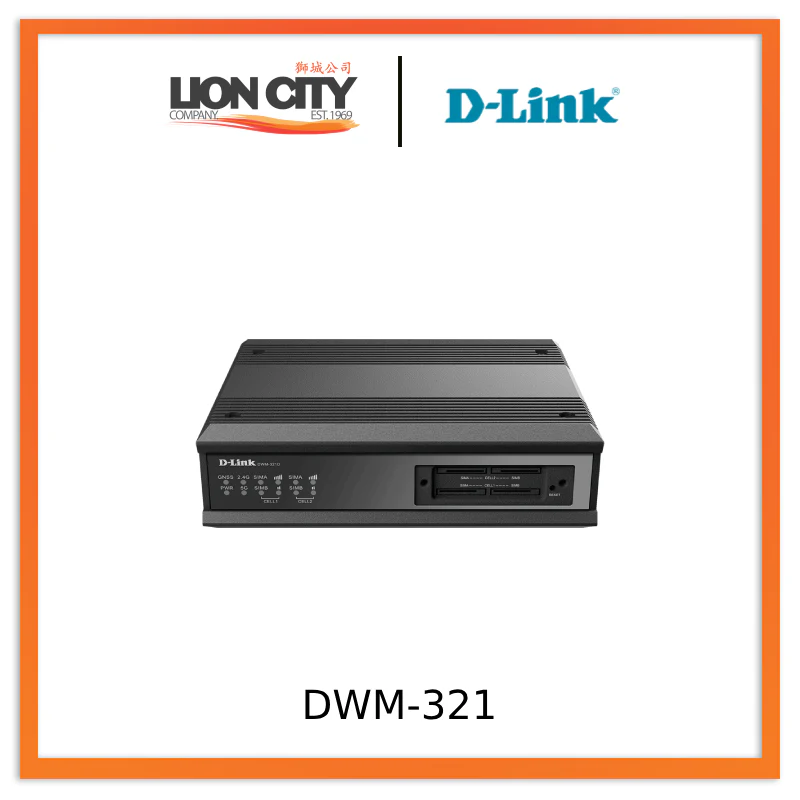 D-Link DWM-321 4G LTE In-Vehicle Hotspot "PRE-ORDER ONLY"