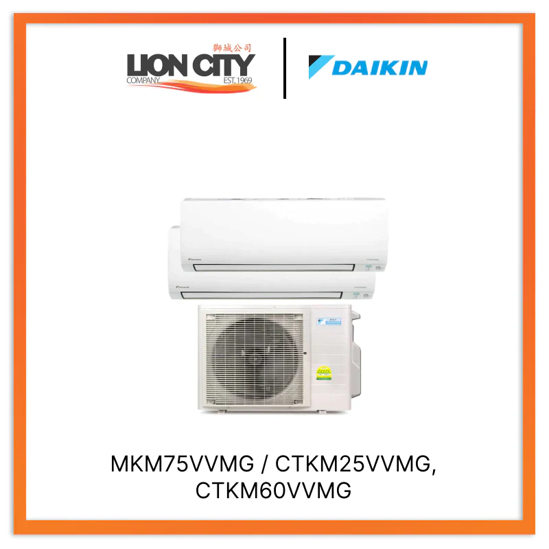 Daikin Ismileeco System 2 Aircon (9K + 21K) & Free Installation