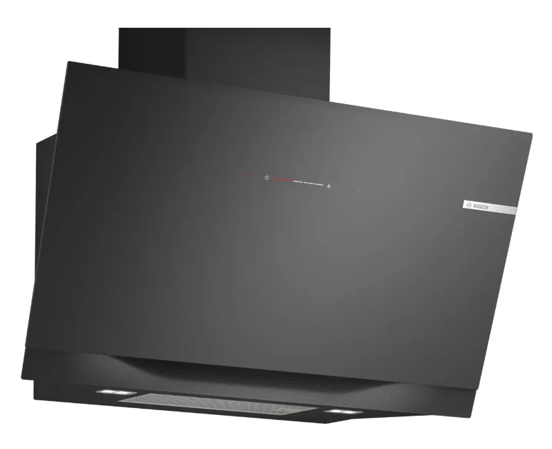 Bosch DWK91LT60 Series 8 wall-mounted cooker hood 90 cm clear glass black printed - Image 2