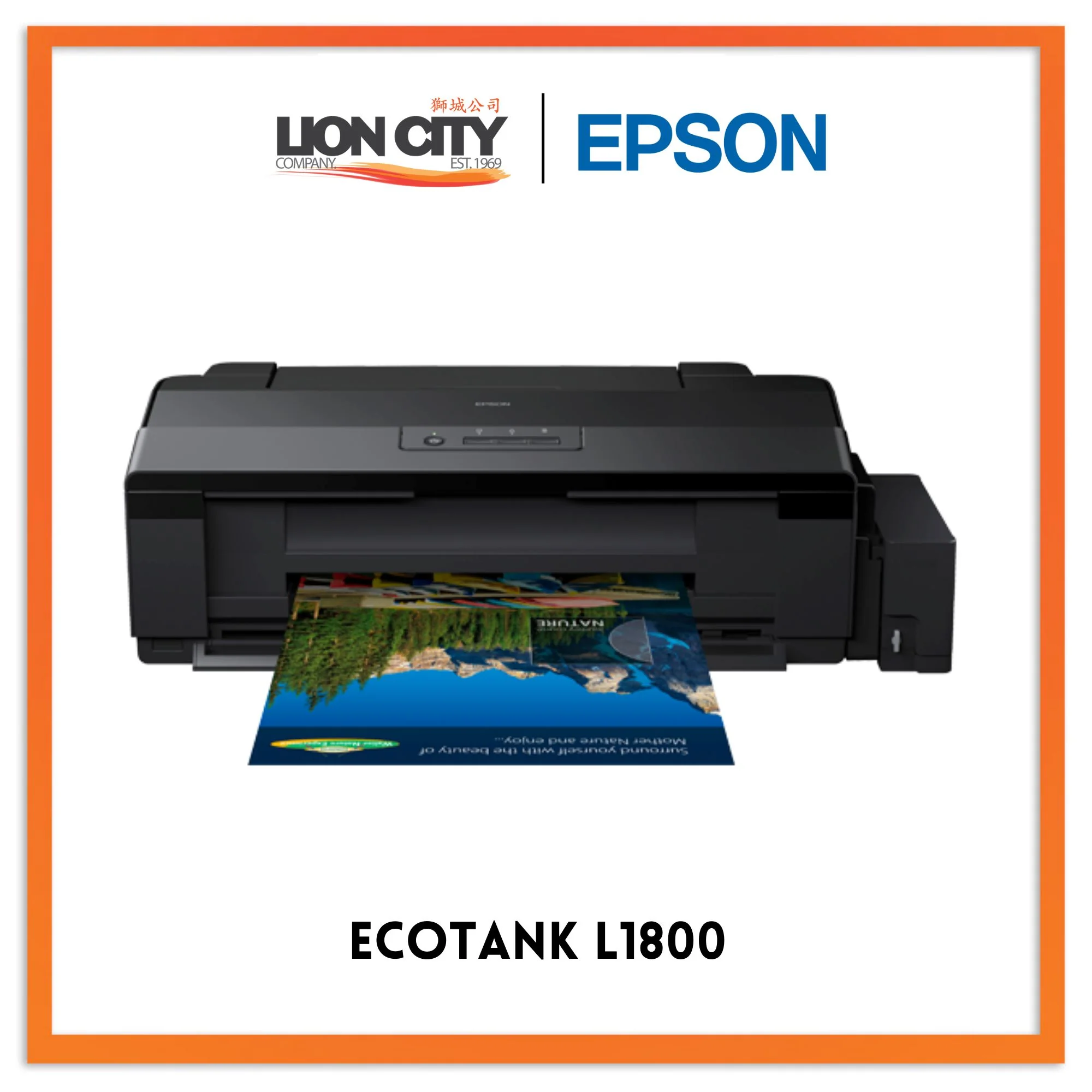 EcoTank L1800 Single Function InkTank A3 Photo Printer (Pre-Order)