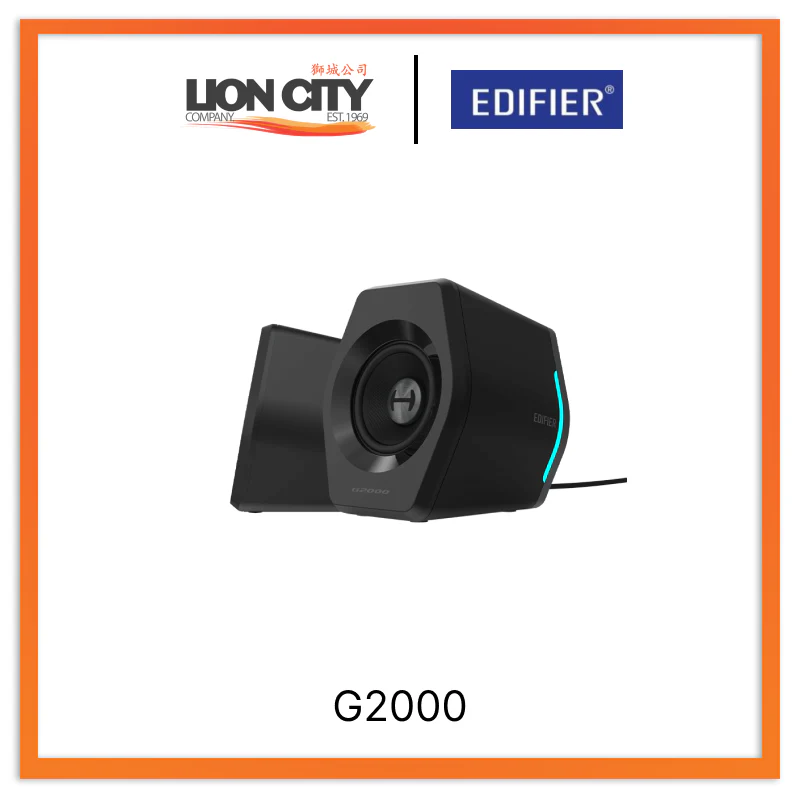 EDIFIER G2000 BLACK RGB Gaming Speaker With Bluetooth 16W