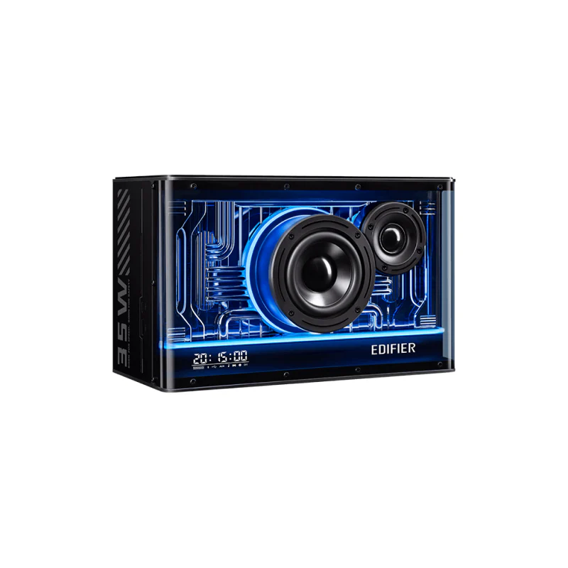 EDIFIER QD35 BLACK Tabletop Bluetooth RGB Speaker - Image 2