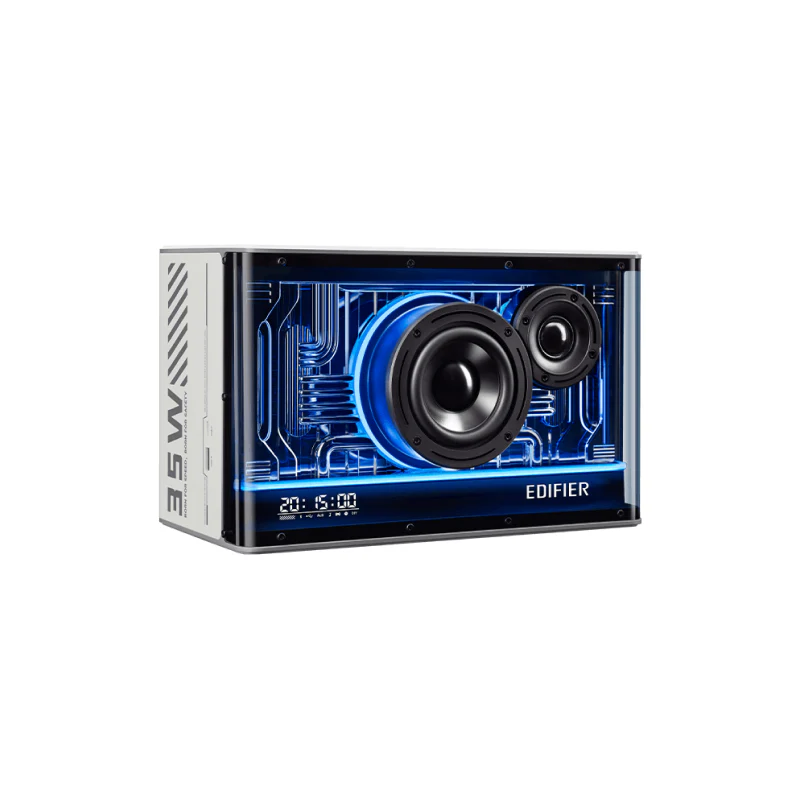 EDIFIER QD35 WHITE Tabletop Bluetooth RGB Speaker - Image 2