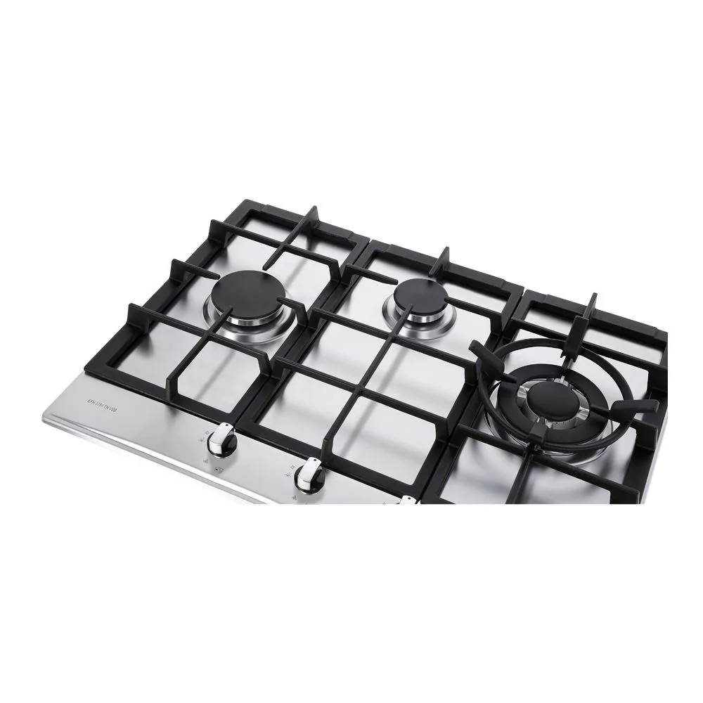 EF EFH 3761 TN VSB 68cm Built in Stainless Steel Gas Hob EFH3761TNVSB - Image 2