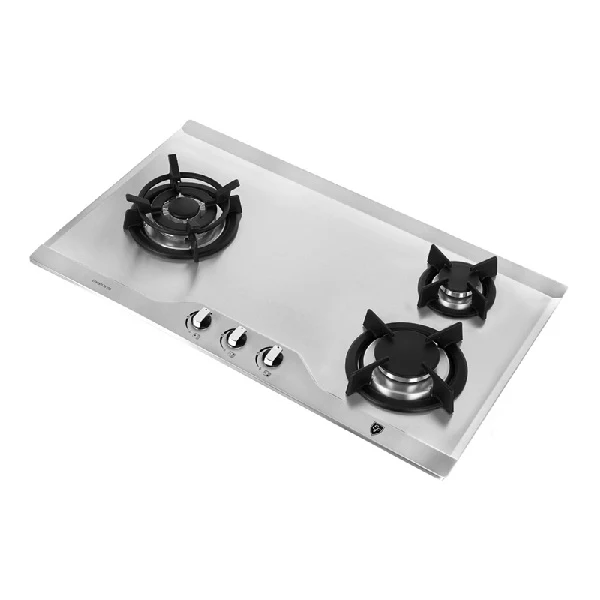 EF EFH 3970 TN VSB Gas Hob 86CM + EFCH 9103T SS Cooker Hood 90CM - Image 4