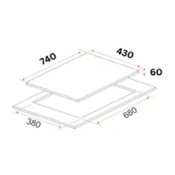 EF HB BI 2722 G Induction Hob 70CM HBBI2722G - Image 4
